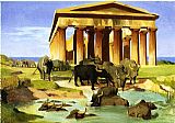 View Of Paestum by Jean-Leon Gerome